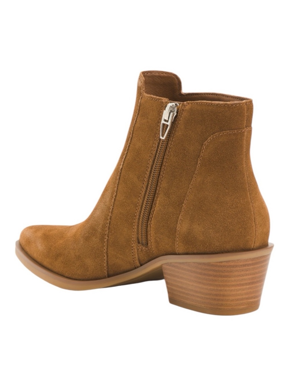 DOLCE VITA Onyx Suede Susann Wedge Booties - Picture 2 of 2